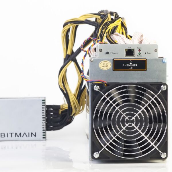 Майнер ASIC BITMAIN ANTMINER L3+ с БП
